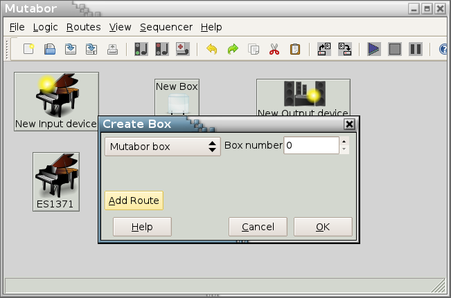 Screenshot while adding a tuning box.